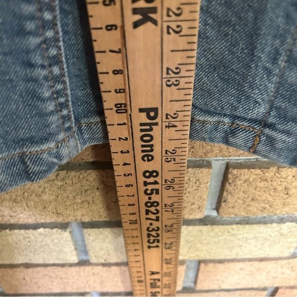 Theory Blue Denim Crop Long Sleeve Button Up Button Cuff Jacket Size Medium - Picture 8 of 9